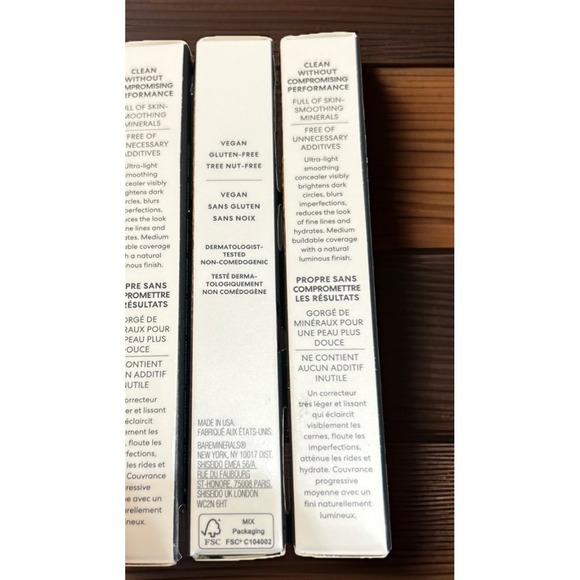 Bare Minerals Original Liquid Mineral Concealer ~Dark‎ 5W 0.2 fl oz Lot Of THREE - Picture 4 of 6